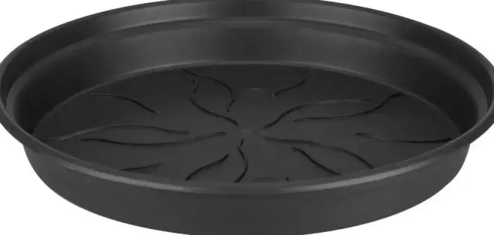 Elho green basics schotel 29 cm living black