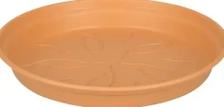 Elho green basics schotel 17 cm mild terra