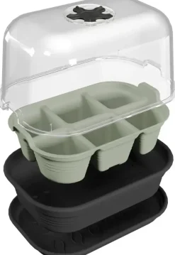 Elho Green Basics zaaitray 22cm steengroen