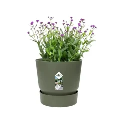Elho Greenville bloempot 20 cm bladgroen