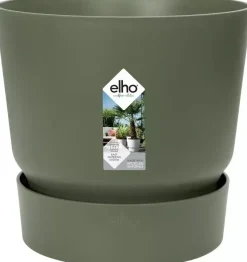 Elho Greenville bloempot 14 cm bladgroen