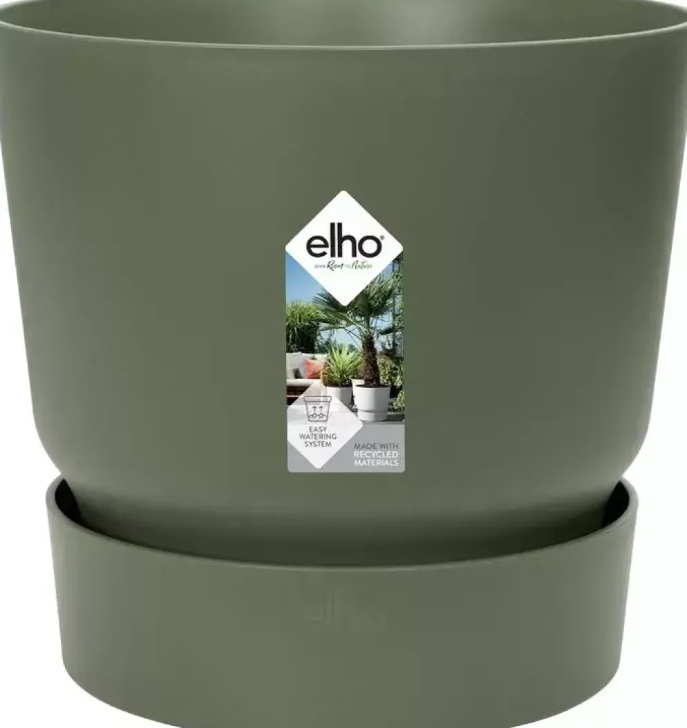 Elho Greenville bloempot 14 cm bladgroen