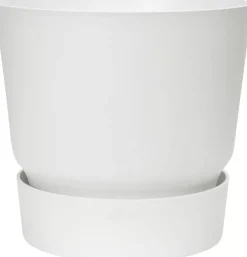 Elho Greenville bloempot 30 cm wit