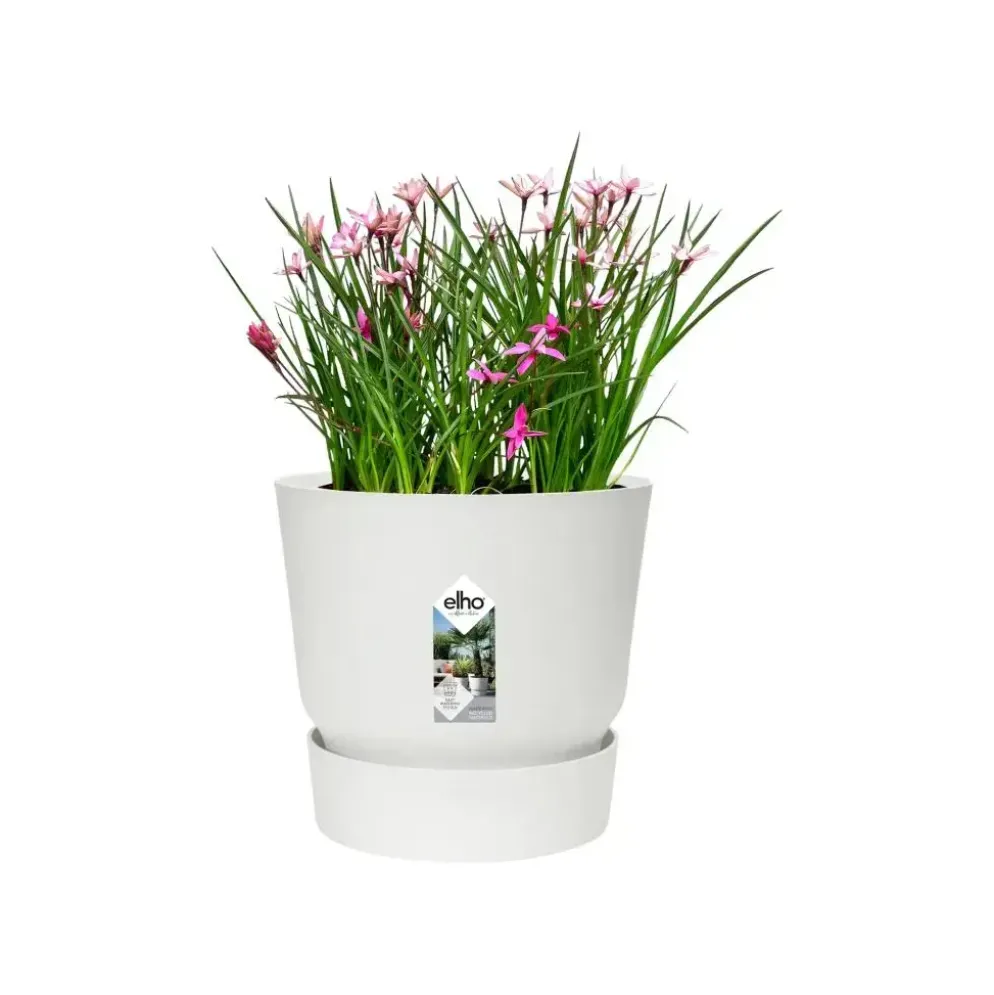 Elho Greenville bloempot 25 cm wit