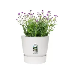 Elho Greenville bloempot 20 cm wit