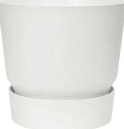 Elho Greenville bloempot 20 cm wit