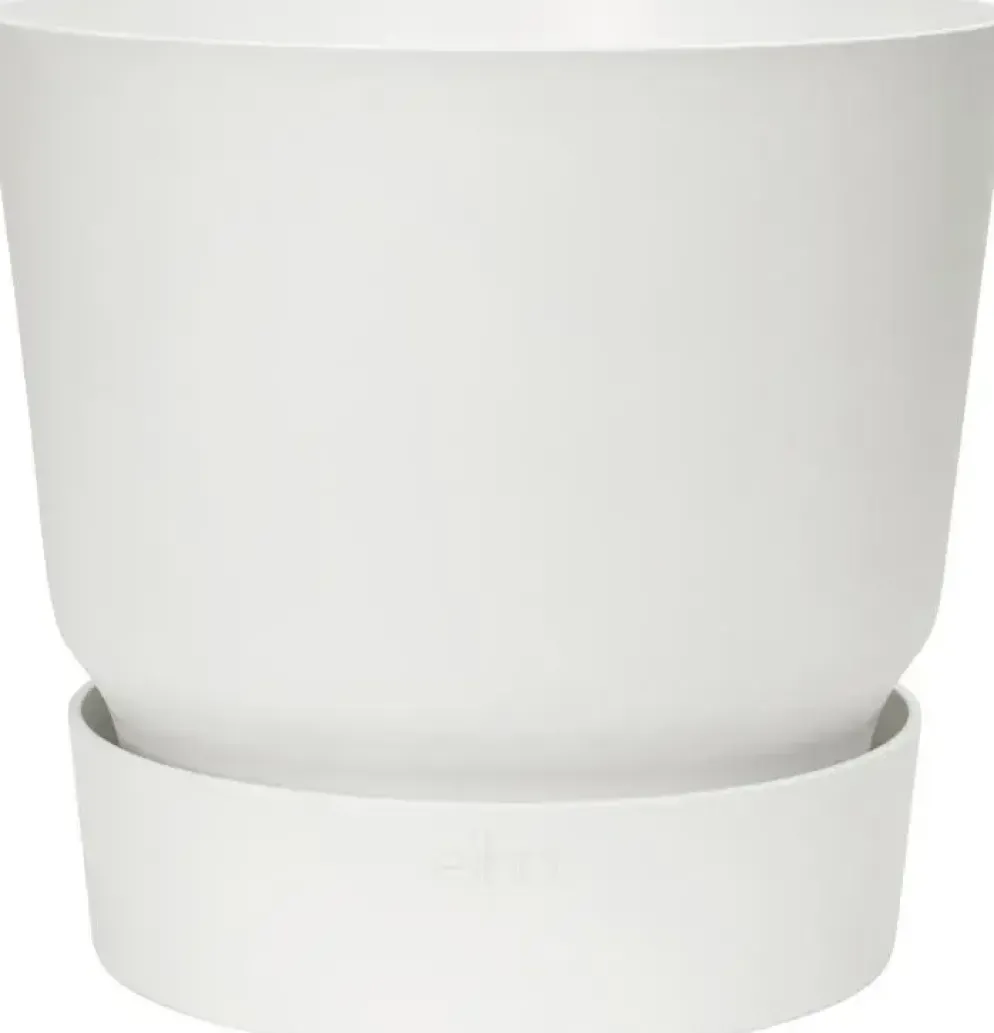 Elho Greenville bloempot 20 cm wit