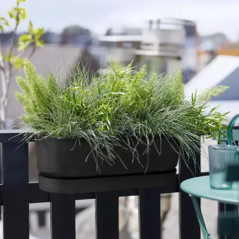 Elho greenville easy balcony 52 cm Living black