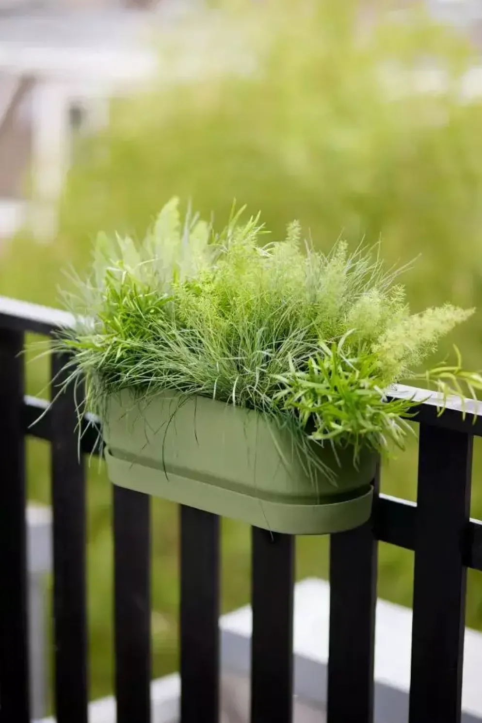 Elho greenville easy balcony 52 cm Bladgroen