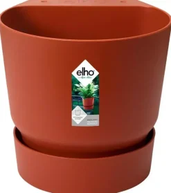 Elho greenville easy hanger single brique