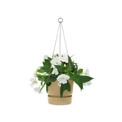 Elho Greenville Hangschaal kunststof 24 cm Goudkleurig Zand