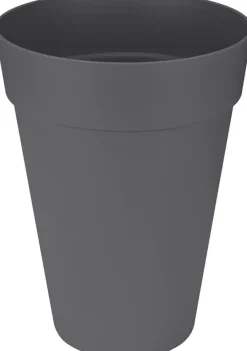 Elho loft urban bloempot rond hoog 42 cm antraciet