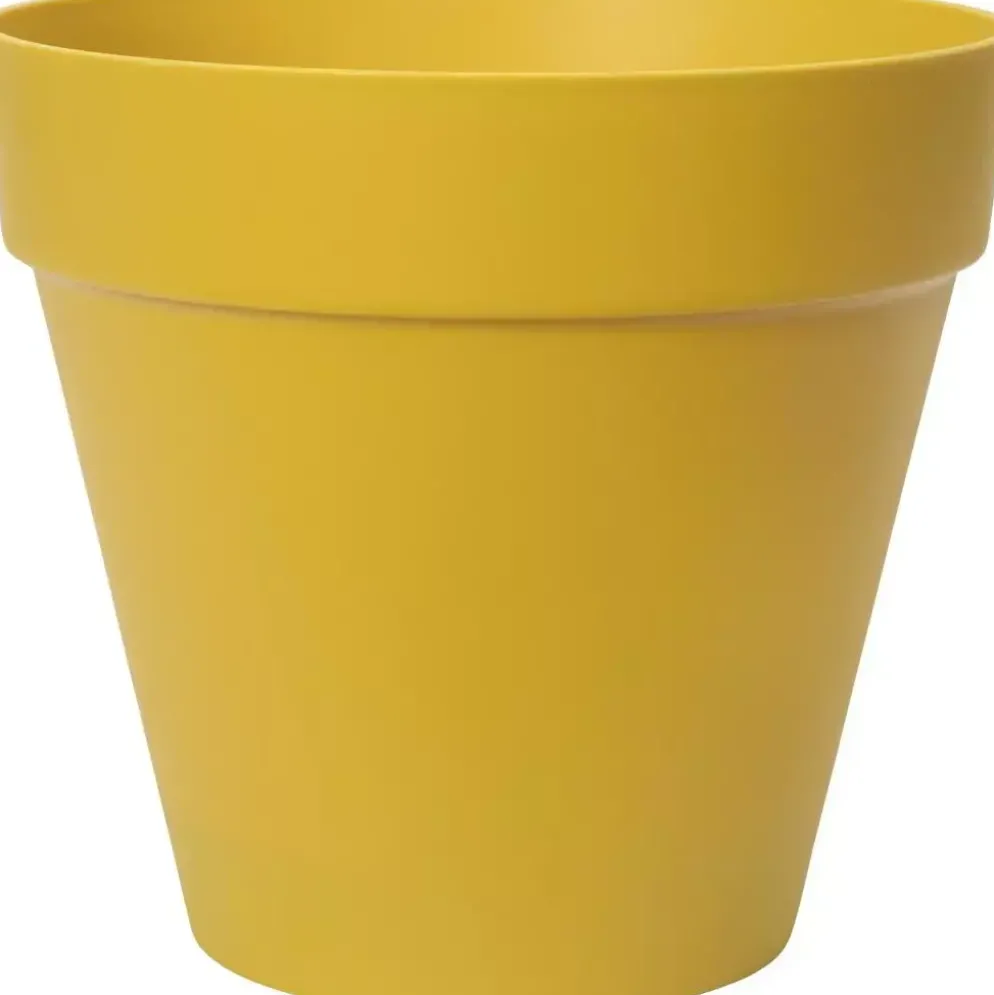 Elho loft urban bloempot rond 25 cm oker