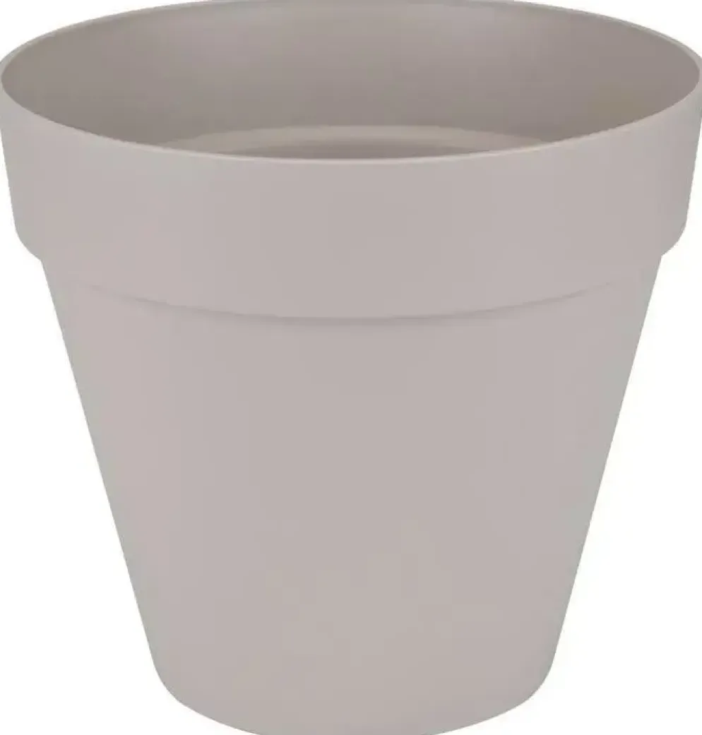 Elho loft urban bloempot rond 25 cm warm grey