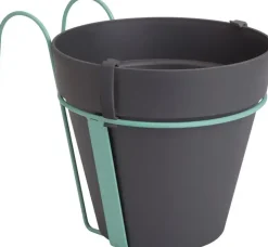 Elho loft urban easy hanger enkelbalkon pothouder antraciet