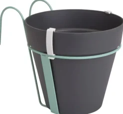 Elho loft urban easy hanger enkelbalkon pothouder antraciet