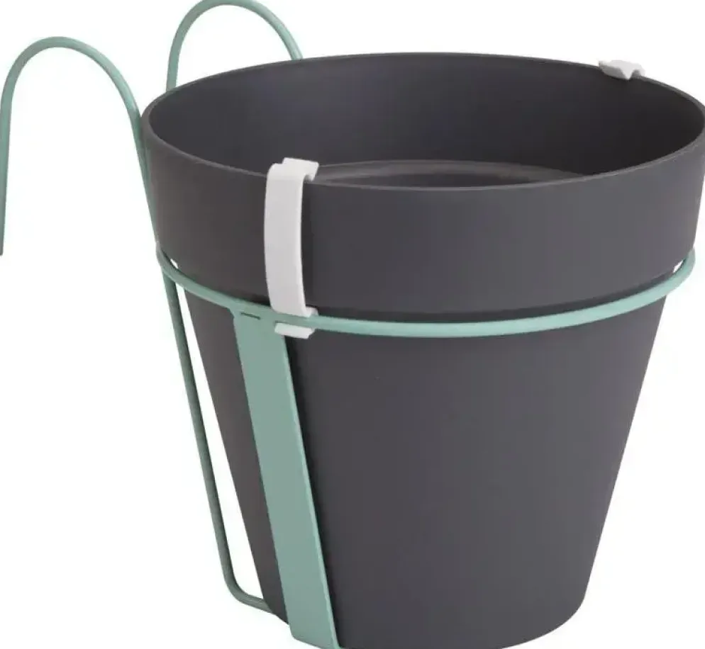 Elho loft urban easy hanger enkelbalkon pothouder antraciet