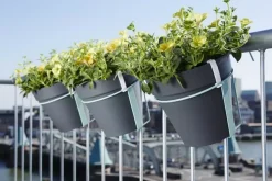 Elho loft urban easy hanger enkelbalkon pothouder antraciet