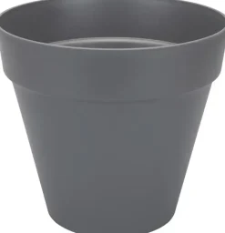 Elho loft urban rond weels bloempot 60 cm antraciet