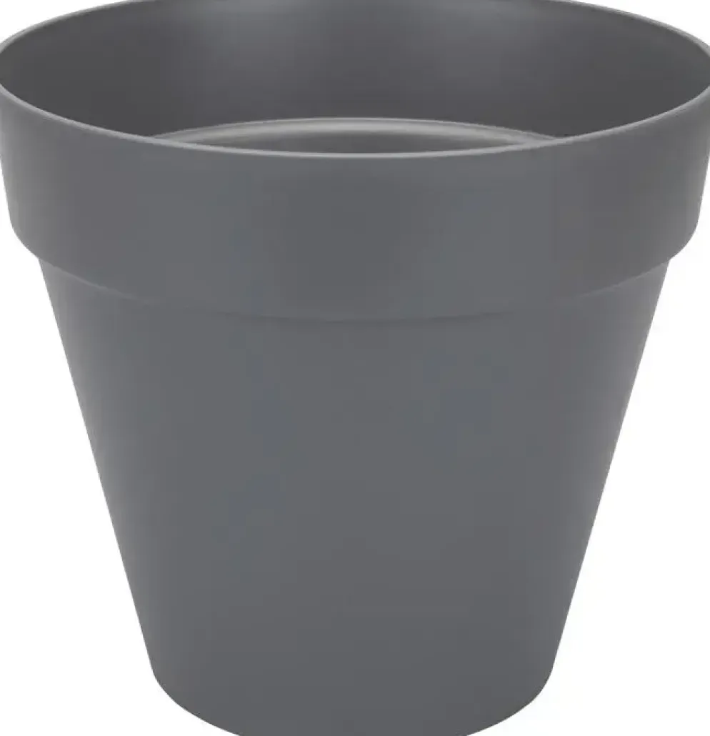 Elho loft urban rond weels bloempot 60 cm antraciet