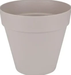 Elho loft urban rond weels bloempot 40 warm grijs