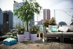 Elho Loft Urban Schotel rond 24 cm Lavendel Lila