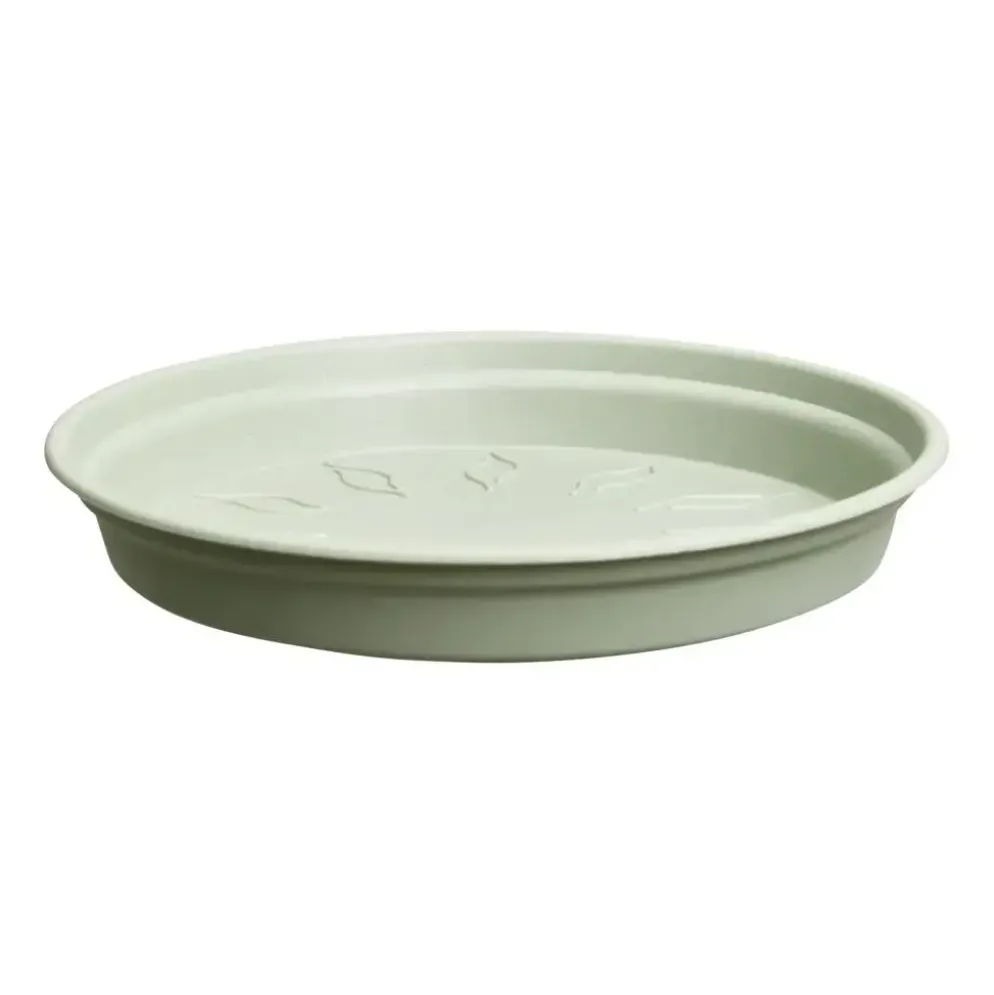 Elho schotel green basics 10cm steengroen