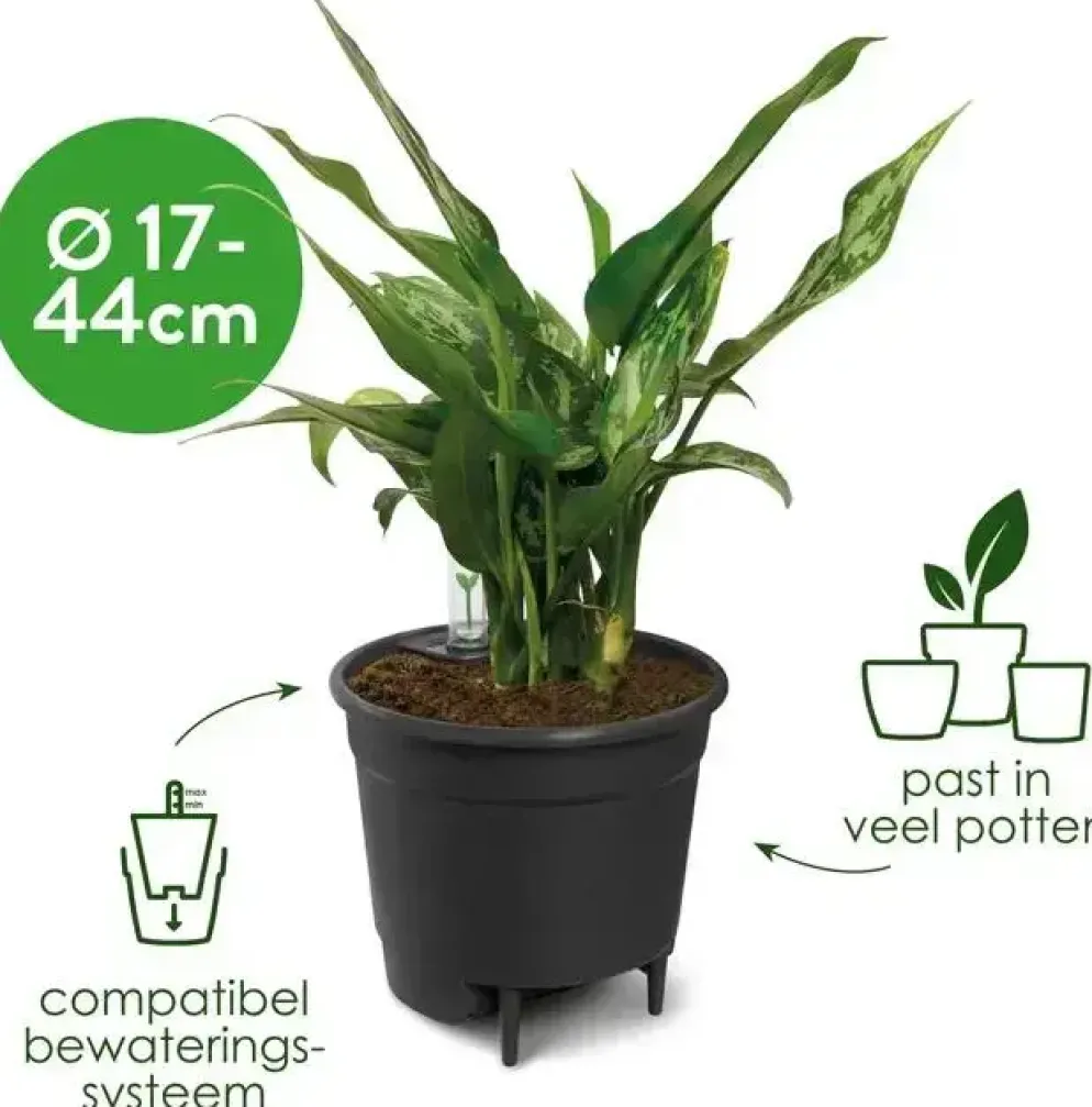Elho Self-watering Insert Waterreservoir 17 cm living black