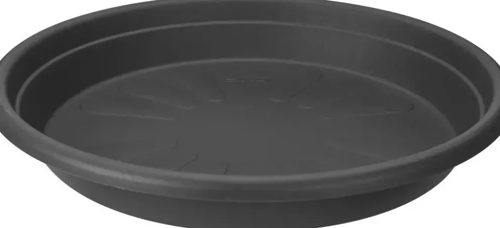 Elho universele schotel rond 21 cm antraciet