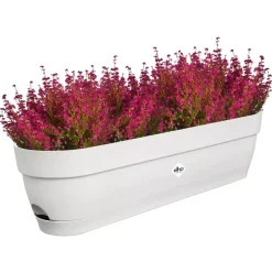 Elho Vibia Campana balkonbak 70cm zijde wit