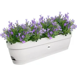 Elho Vibia Campana balkonbak 70cm zijde wit