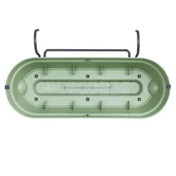 Elho Vibia Campana balkonbak Allin1 50 cm pistache groen