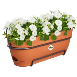 Elho Vibia Campana balkonbak Allin1 50 cm terra