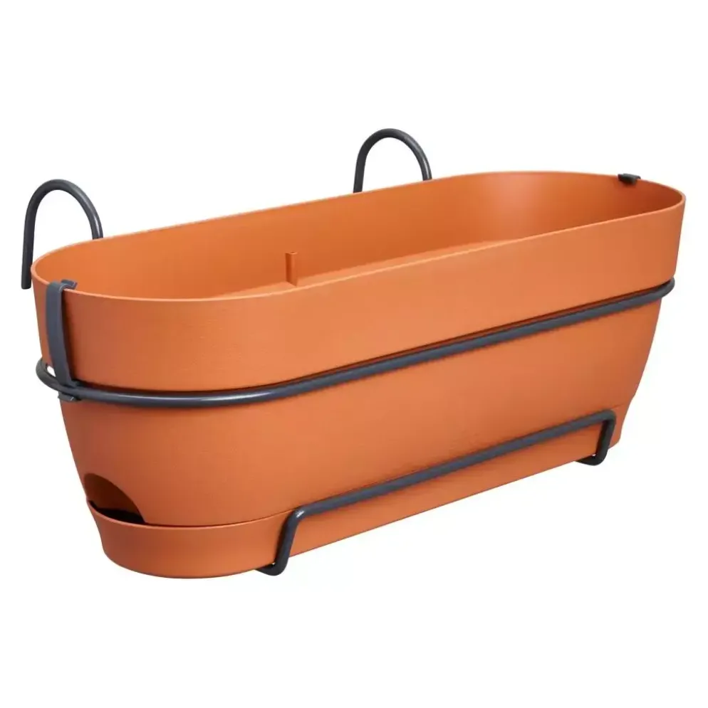 Elho Vibia Campana balkonbak Allin1 50 cm terra