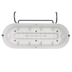 Elho Vibia Campana balkonbak Allin1 50 cm zijde wit