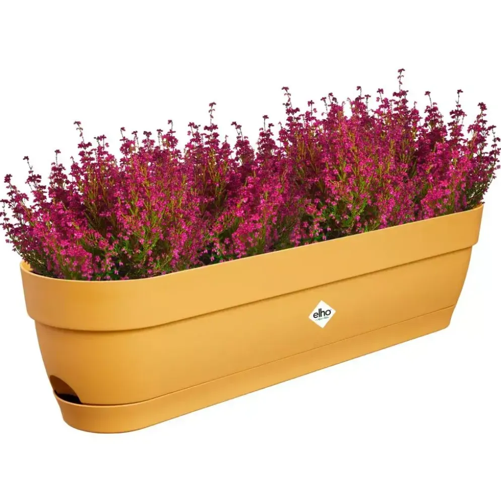 Elho Vibia Campana balkonbak 70cm honing geel