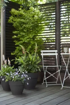 Elho Vibia Campana bloempot rond 40 cm antraciet