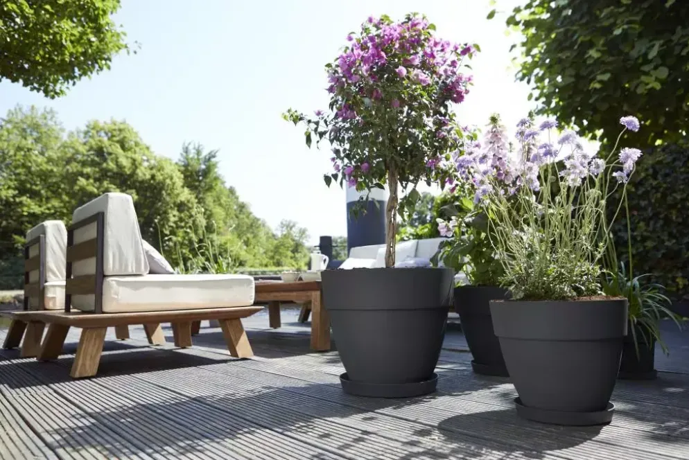 Elho Vibia Campana bloempot rond 30 cm antraciet