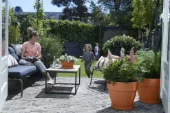 Elho Vibia Campana bloempot rond 25 cm terra