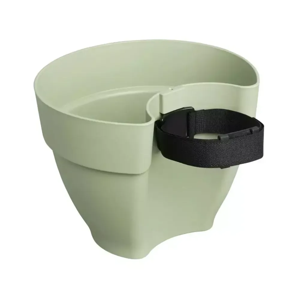 Elho Vibia Campana regenpijp bloempot 21x16cm pistache groen