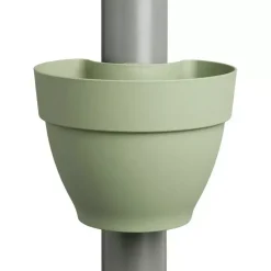 Elho Vibia Campana regenpijp bloempot 21x16cm pistache groen