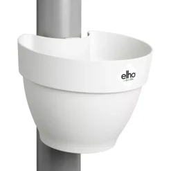 Elho Vibia Campana regenpijp bloempot 21x16cm zijde wit