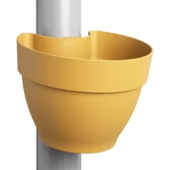 Elho Vibia Campana regenpijp bloempot 21x16cm honing geel