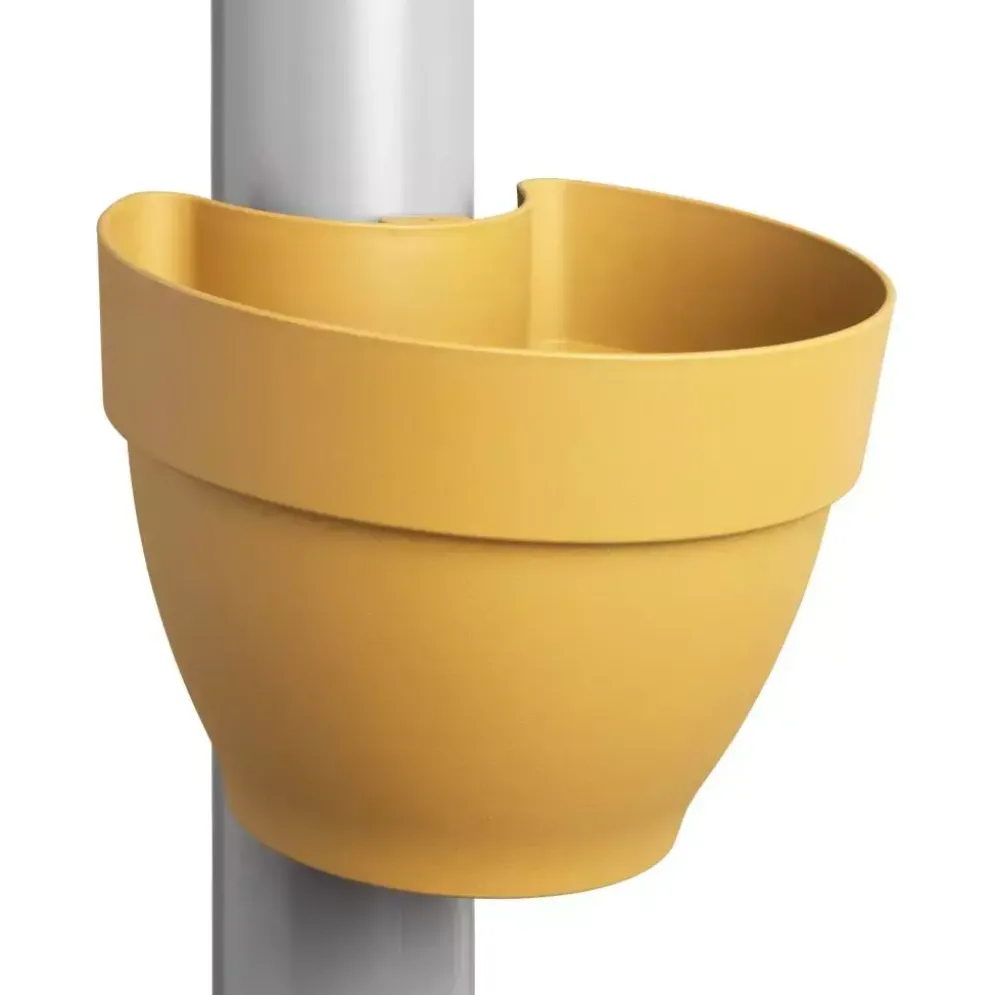 Elho Vibia Campana regenpijp bloempot 21x16cm honing geel
