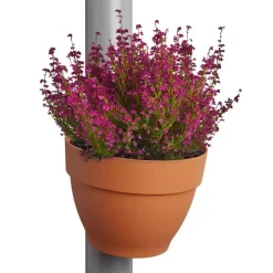 Elho Vibia Campana regenpijp bloempot 21x16cm terra