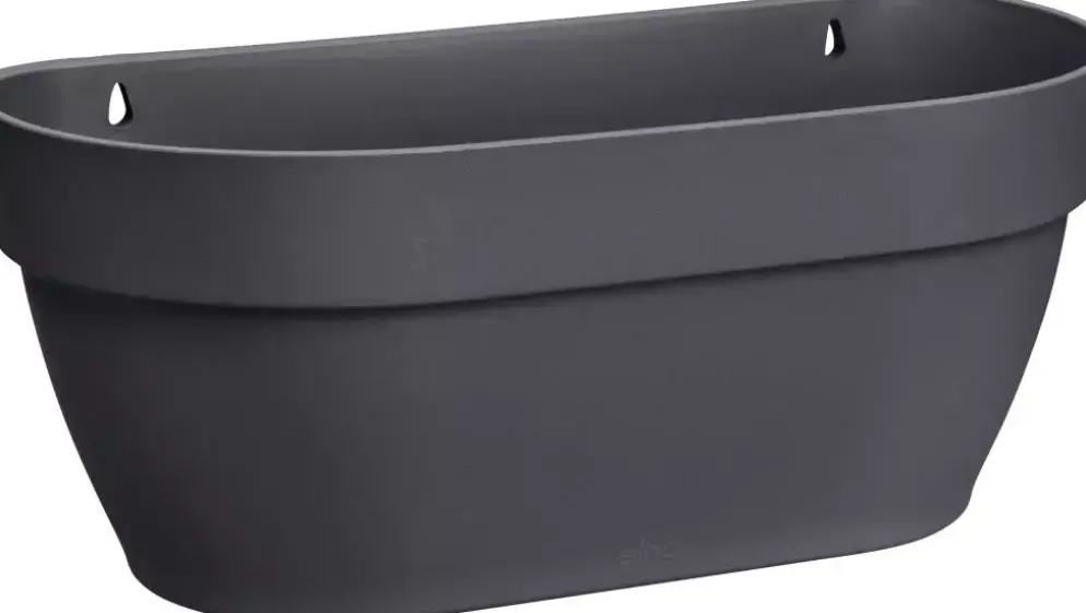 Elho Vibia Campana wall basket wandbak 35 cm antraciet