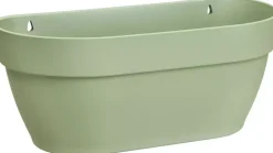 Elho Vibia Campana wall basket wandbak 35 cm pistachegroen