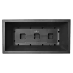 Elho Vivo Next plantenbak met wieltjes 80cm living black