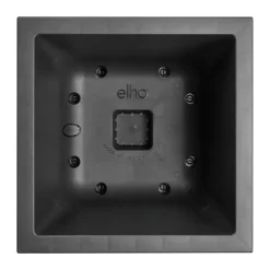 Elho Vivo next vierkant plantenbak met wielen 30cm living black