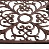 Esschert Design plantentrolley vierkant gietijzer 28,1 cm